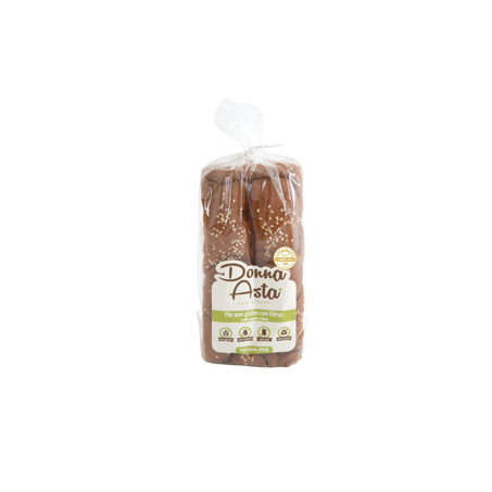 Pão com Fibras sem Glúten Congelado Donna Asta 400G