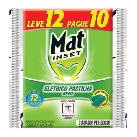 Inseticida refil pastilha mat inset leve12 pague10 (promocional)