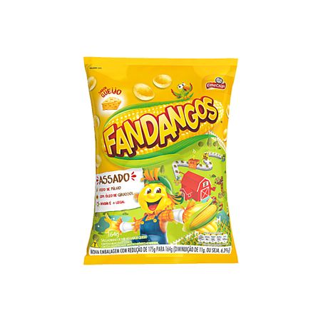 Salgadinho elma chips fandangos queijo 140g