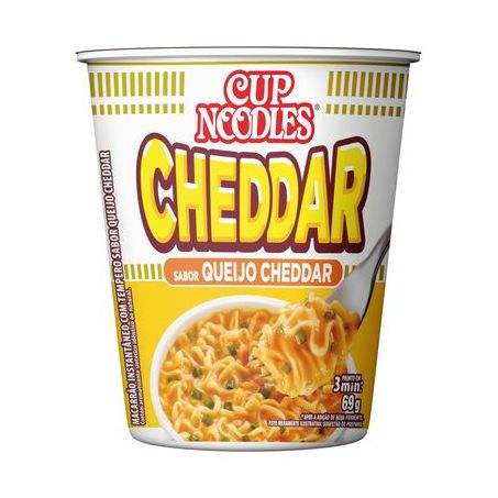 Massa Instantânea Cup Noodles Nissin 69g - Cheddar