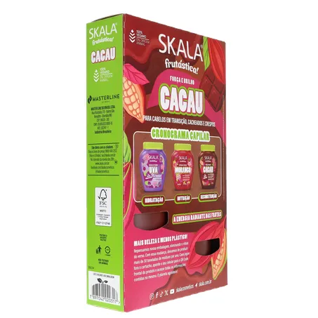 Kit Skala Cacau Cacau Shampoo 325ml Condicionador 200ml 
  360-13