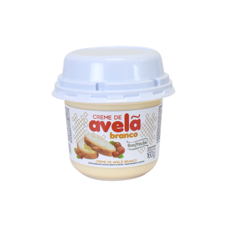 CREME DE AVELÃ BOM PRINCÍPIO 160G BRANCO