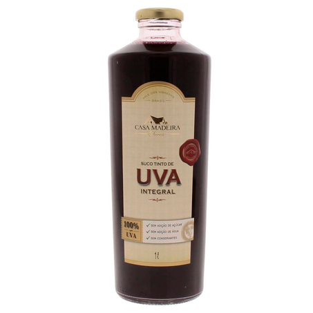 Suco de Uva Integral Casa Madeira 1L