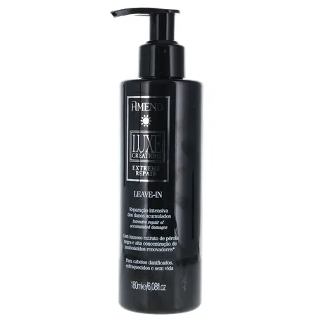 Finalizador Amend Luxe Creations Extreme Repair Leave-in Frasco 180ml 360-2