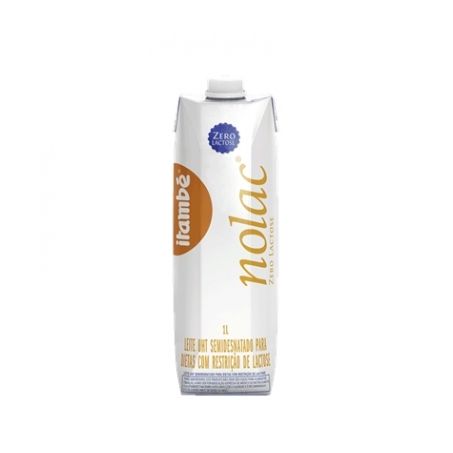 LEITE UHT NOLAC SEMIDESNAT S/LAC 1L