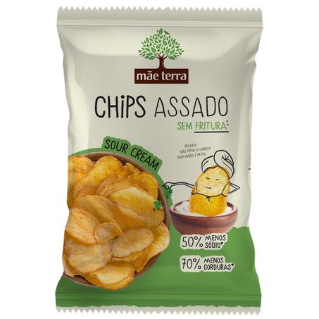 Mae terra chips assado 70g sour cream