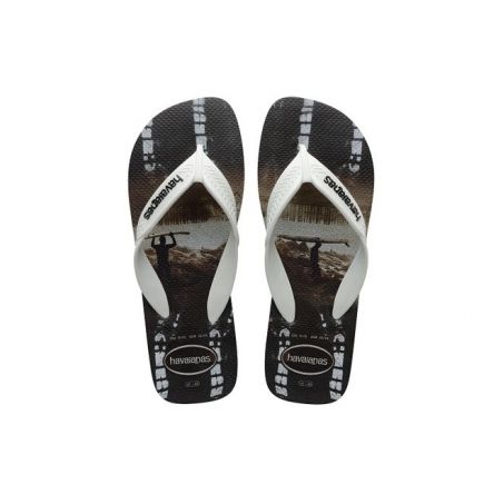 Chinelo surf preto com branco havaianas 35/36