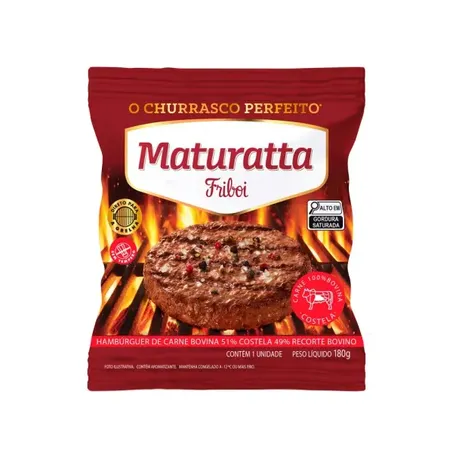 HAMBURGUER MATURATTA 180GR COSTELA