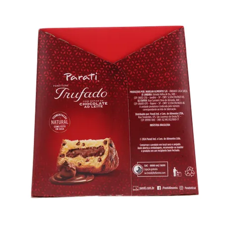 Panettone Parati Trufado com Gotas de Chocolate Ao Leite Caixa 400gr 360-9