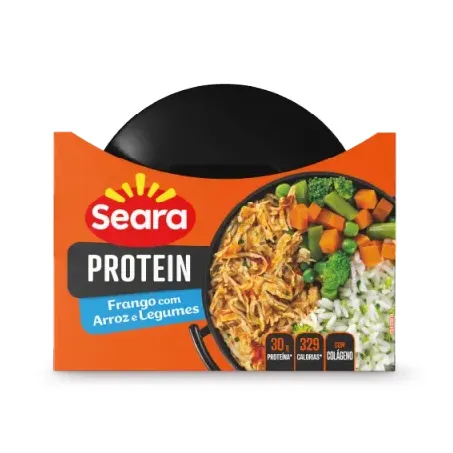 Frango Desfiado com Arroz e Legumes Seara Protein 270g
