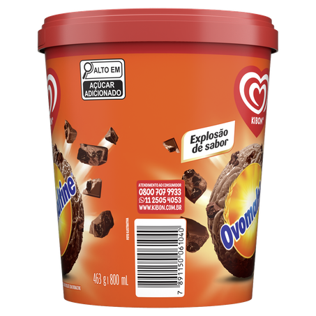 Sorvete Ovomaltine Kibon Pote 800ml 360-2