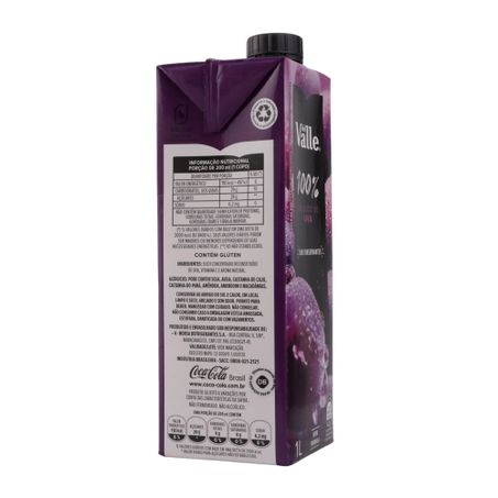 BEBIDA DEL VALLE 100% UVA TP 1L 360-49