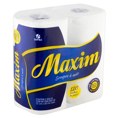 TOALHA PAP MAXIM COZINHA FOL DUPL PT.2UN 360-2