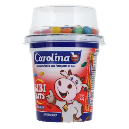 Bebida Lactea Carolina Bibi Bit's Vermelho 125g 360-2