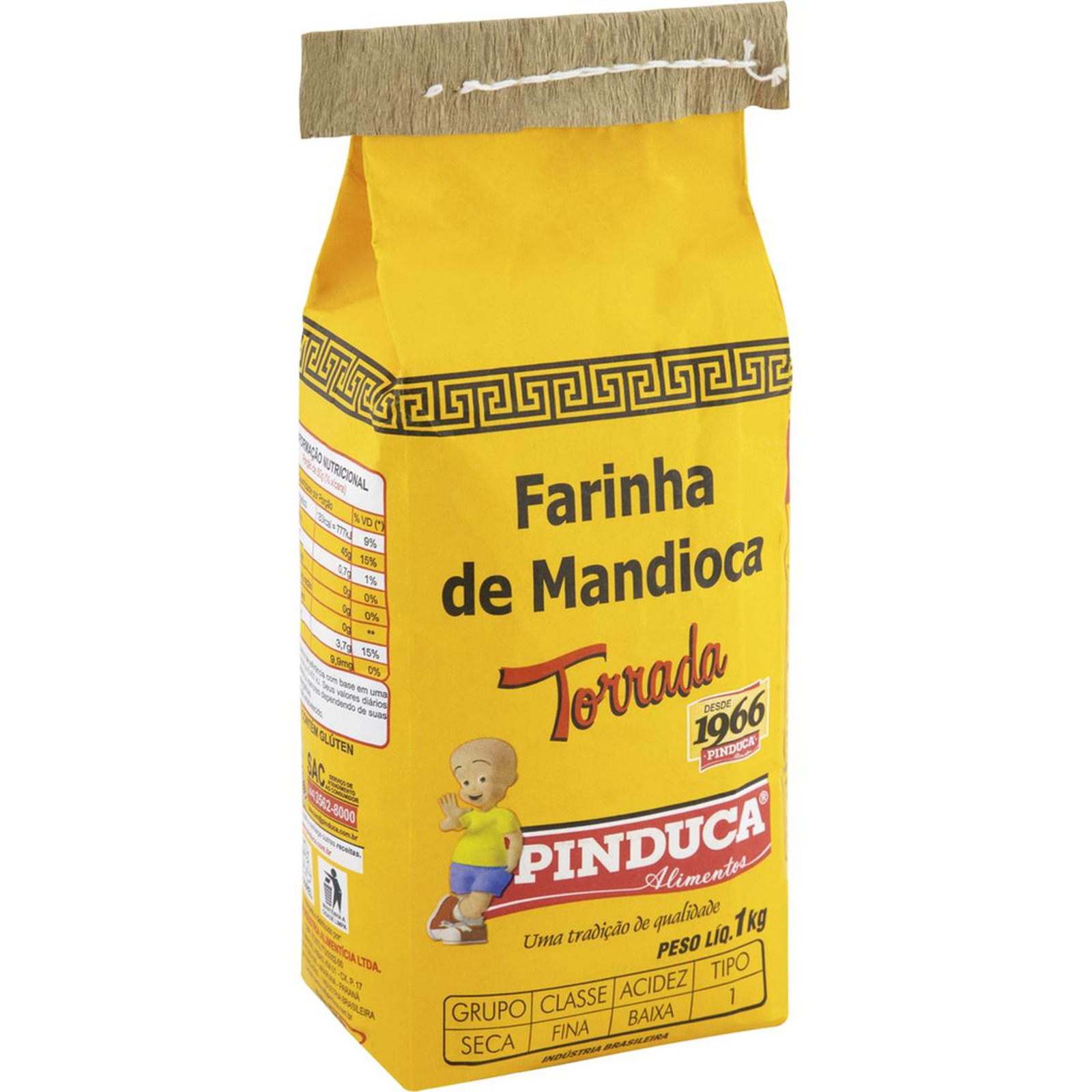 Farinha de Mandioca Pinduca 1kg - Torrada