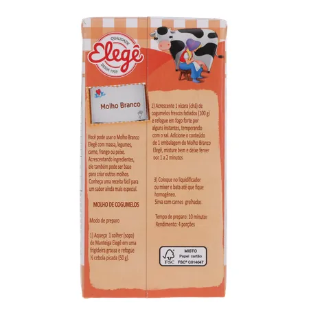 Molho Elegê 200ml - Branco - TP 360-2