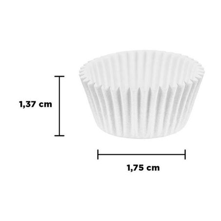 Forminha de Papel Branca Regina com 100 Un. N6 360-1