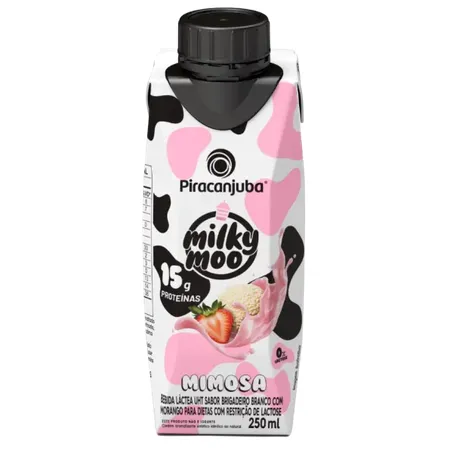 Bebida Lactea Piracanjuba 250ml Milky Moo Zero Lactose Mimosa