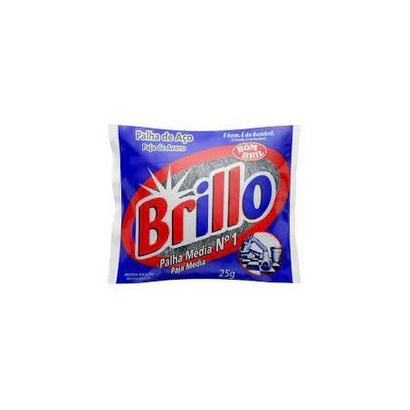 Palha de aço brillo média n.1 25g