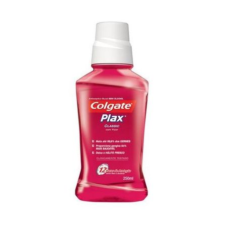 ENXAGUANTE BUCAL  COLGATE PLAX 250ML CLASSIC