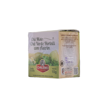 Cha chileno verde hortela alecrim 10g 360-7