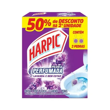 PEDRA SANIT LAV HARPIC C/2 GTS 50%