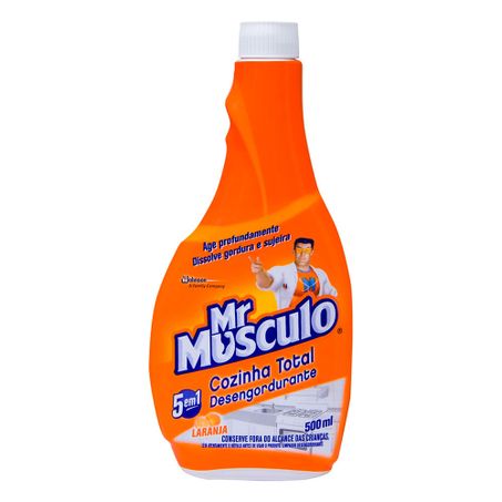 Desengordurante mr musculo cozinha refil 500ml
