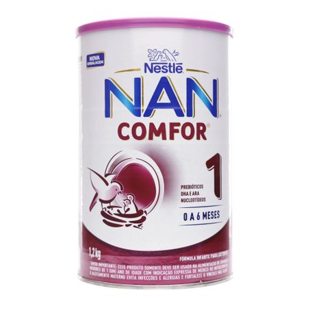 Leite nestle nan comfort 1 0 à 6 meses 1.2kg 360-59