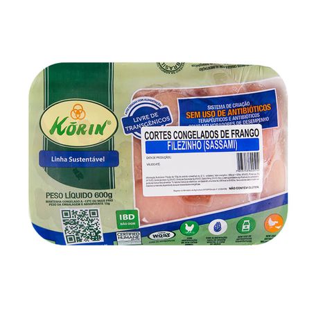 FILEZINHO DE FRANGO KORIN 600G