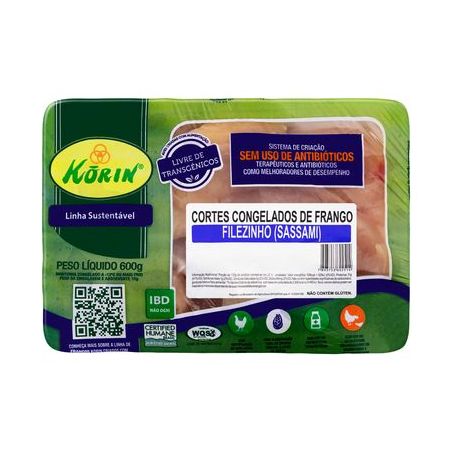 FILEZINHO SASSAMI KORIN S/TRANSG CONG 600G