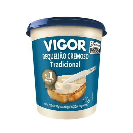 Requeijao vigor 400g tradicional