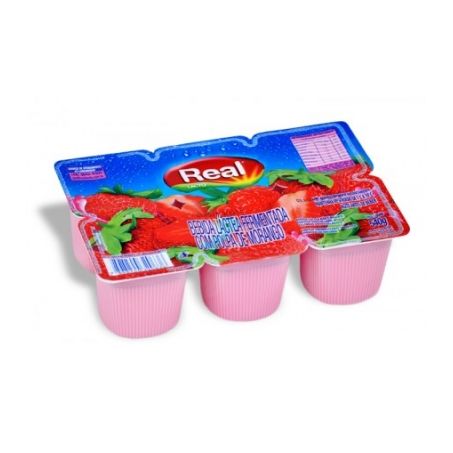 BEBIDA LÁCTEA REAL MORANGO BANDEJA 510G