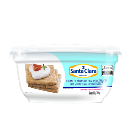 Queijo Minas Frescal Santa Clara light 200g