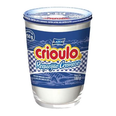 Requeijão Cremoso Crioulo Copo 180G