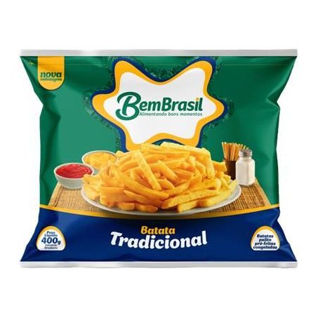 Batata congelada bem brasil pacote 400g