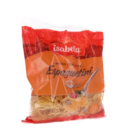 MASSA ISAELA C/OVOS ESPAGUETI 500G 360-34