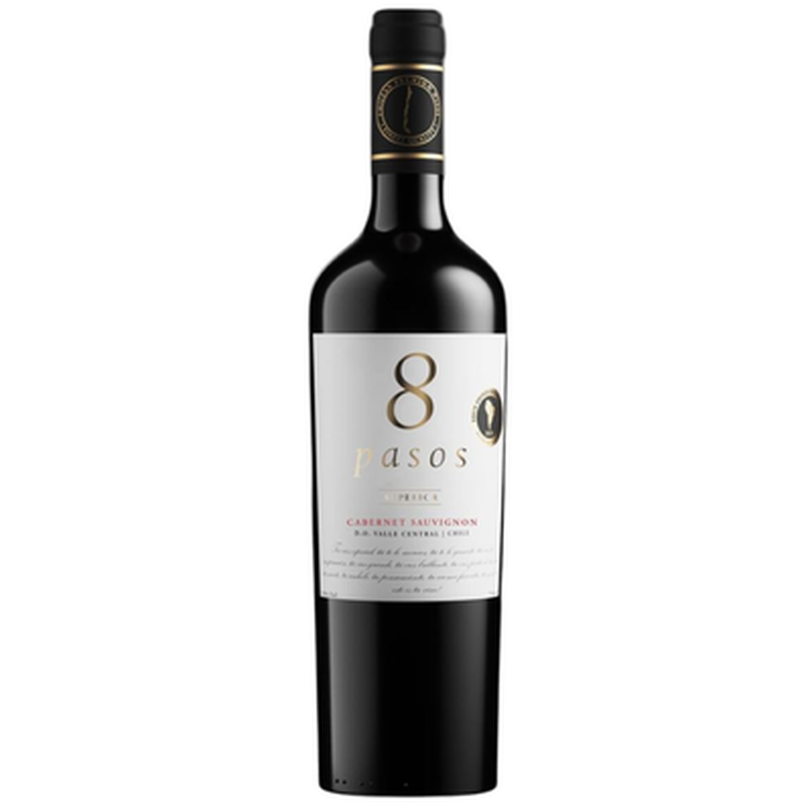 Vinho Tinto Chileno 8pasos Superior Cabernet Sauvignon 750ml