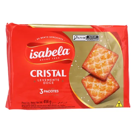 BISCOITO ISABELA CRISTAL 414G 360-35