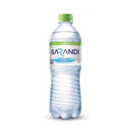 Água mineral sarandi com gás 500ml