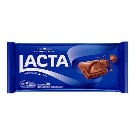 Chocolate ao leite lacta