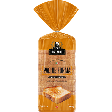 Pao Forma Don Facioli 450g Tradicional