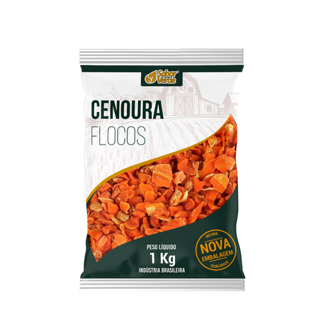 CENOURA FLOCOS DESIDRATADA 1KG  |  SABOR VERDE