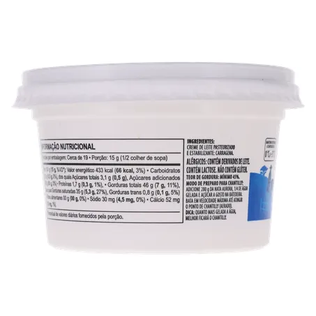 Creme de leite (nata) aurora 280g 360-25