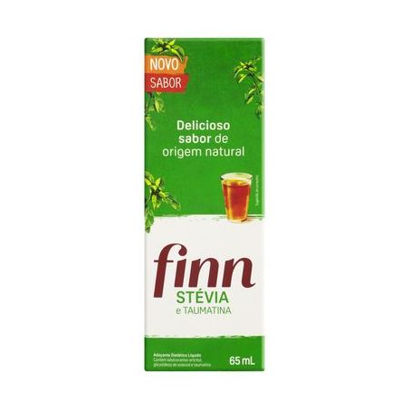 ADOÇANTE FINN STÉVIA LÍQUIDO 65ML