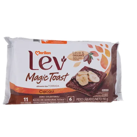 Torrada Marilan Lev Magic Toast Cacau 110g 360-35
