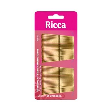GRAMPO DE CABELO RICCA LOIROS N5 CAIXA C/50UNID REF.3317