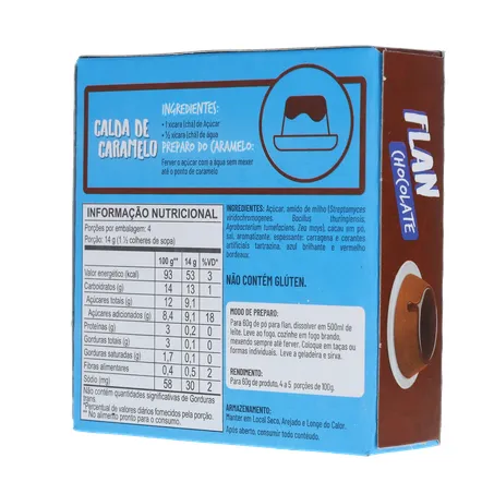 Flan Apti Sabor Chocolate Caixa 60gr 360-22