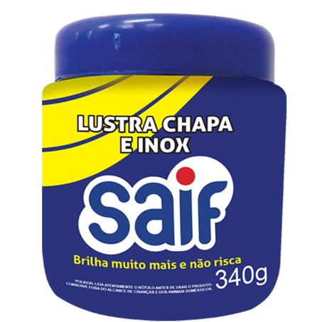 Lustra chapa inox saif 340g