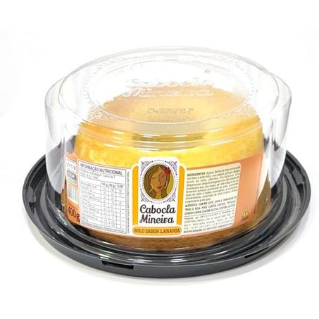 BOLO CABOCLA MINEIRA 400G LARANJA