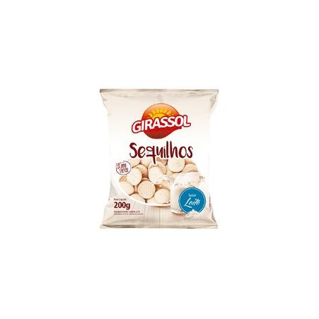 BISCOITO SEQUILHOS LTE ZERO LACT GIRASSOL 200G